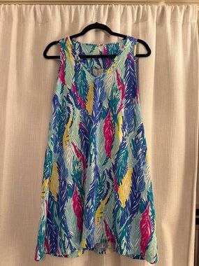 Lilly Pulitzer Blythe swing dress in the blue "Light As A Feather", size S